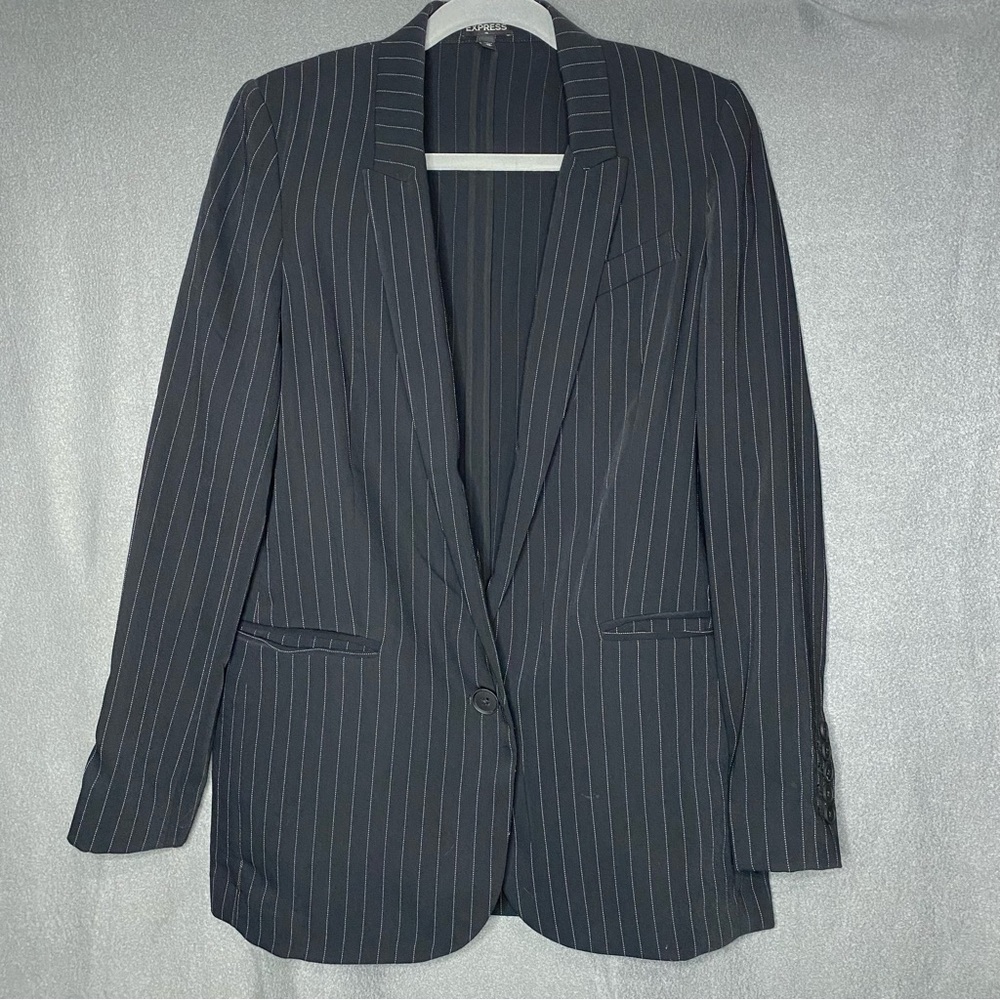 Express Blazer with Shoulder Pads